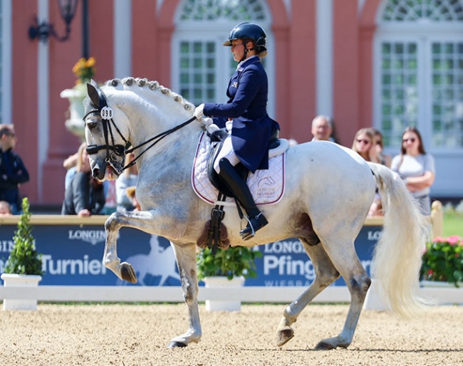 Katrin Burger and Incrivel at the 2023 CDI Wiesbaden :: Photo © LL-foto