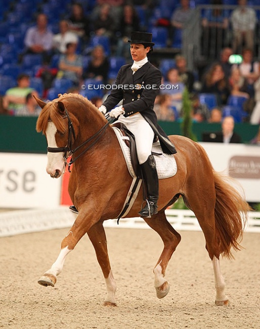 Catherine Haddad and Winyamaro at the 2011 World Cup Finals in Leipzig :: Photo © Astrid Appels