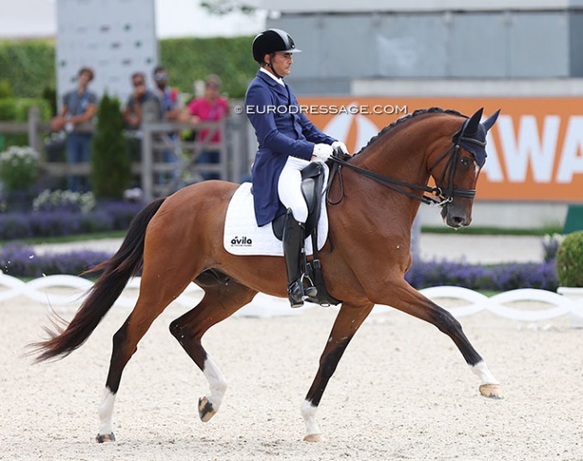 Jose Antonio Garcia Mena and Nautilus at the 2022 CDIO Aachen :: Photo © Astrid Appels