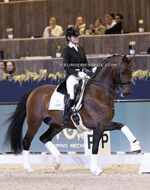 Renate van Uytert-van Vliet and In Style at the 2022 CDI Mechelen :: Photo © Astrid Appels
