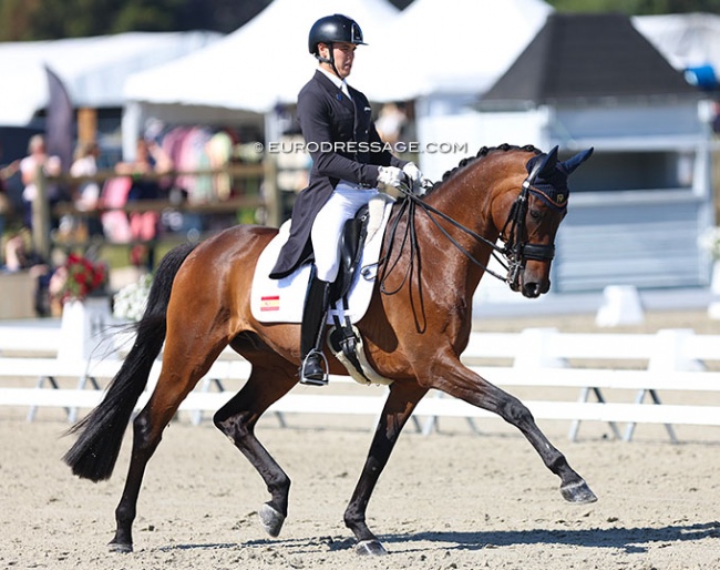 Pablo Gomez Molina and DeJohn Ymas at the 2022 CDI Meerle :: Photo © Astrid Appels