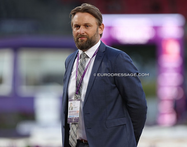 Casper Cassoe Kruth at the 2022 World Championships in Herning, sponsored by Helgstrand Dressage :: Photo © Astrid Appels