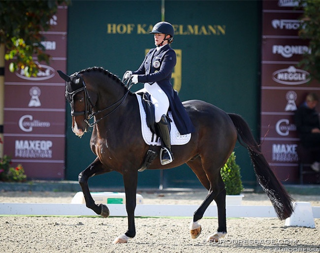 Diana Porsche and Dahoud at the 2023 CDI Hagen last September, at the start of their autumn-winter campaign :: Photo © Astrid Appels