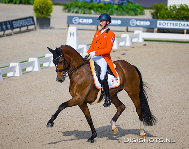 Diederik van Silfhout and Filius Apache at the 2023 CDIO Rotterdam :: Photo © Digishots