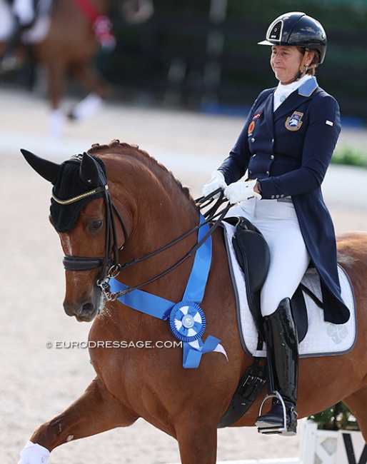 Tinne Vilhelmson-Silfven and Hyatt at the 2023 CDI-W Wellington :: Photo © Astrid Appels