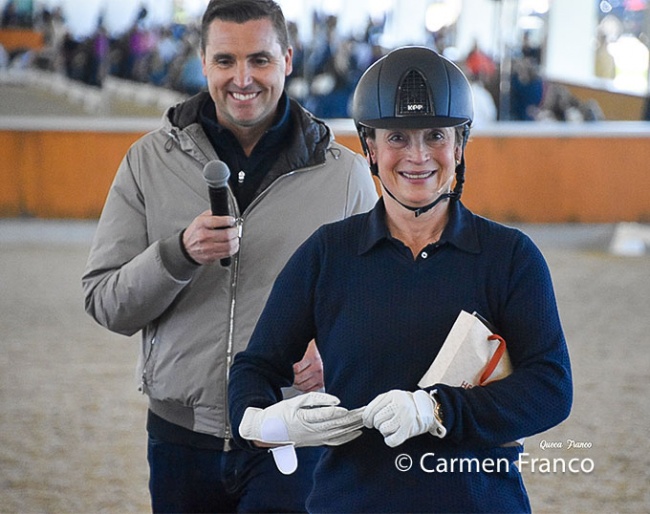 German dressage legend Isabell Werth and the clinic at Helgstrand Dressage in Wellington, U.S.A. :: Photo © Carmen Franco