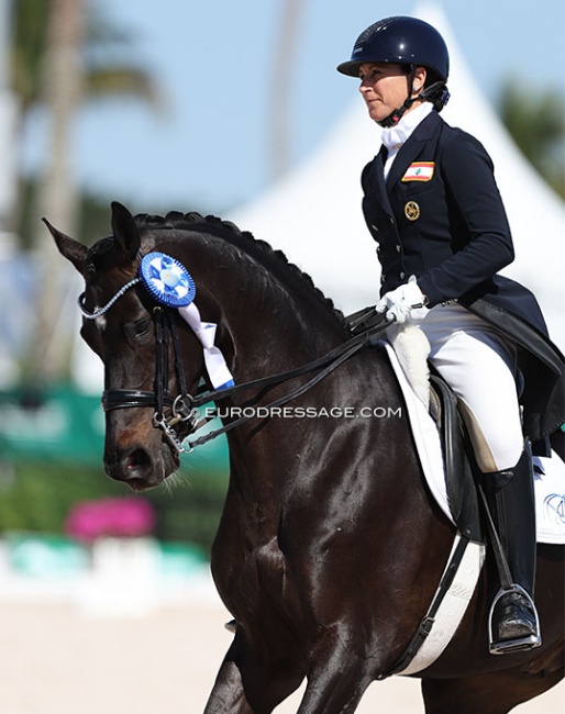 Catherine Haddad and Sola Diva at the 2024 CDIO Wellington :: Photo © Astrid Appels