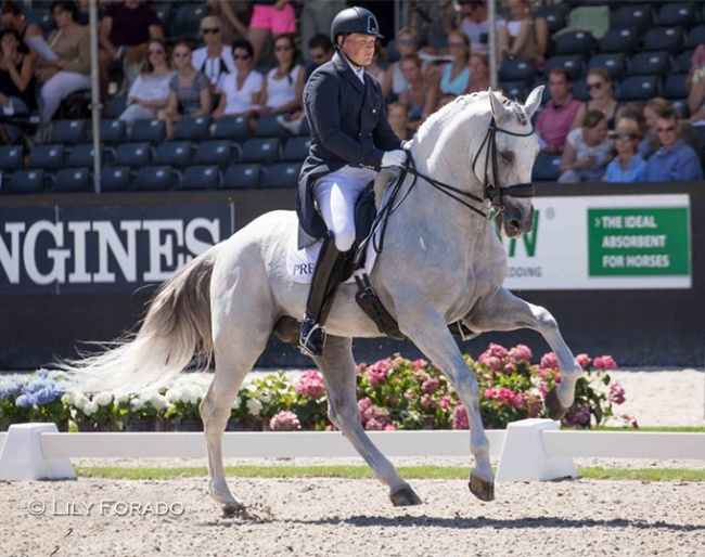 Anthony Pelling and Napoleon Candau at the 2018 CDI Ermelo :: Photo © Lily Forado