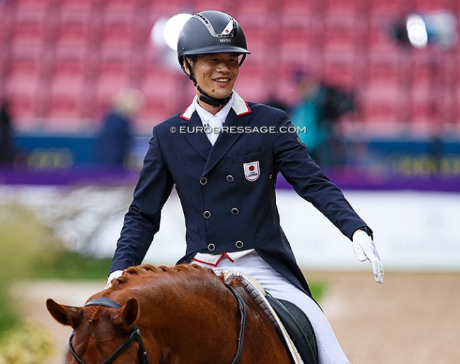 Kazuki Sado at the 2022 World Championships in Herning :: Photo © Astrid Appels