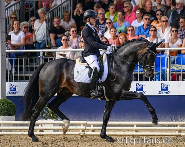 Brandi Roenick and Escanto PS at the 2023 Bundeschampionate :: Photo © Equitaris