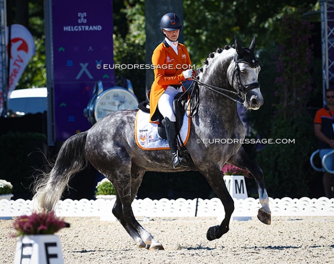 Thamar Zweistra and Hexagon's Ich Weiss are the recipients of an FEI Extra Starting Place. Riyadh will be Zweistra's third World Cup Final :: Photo © Astrid Appels