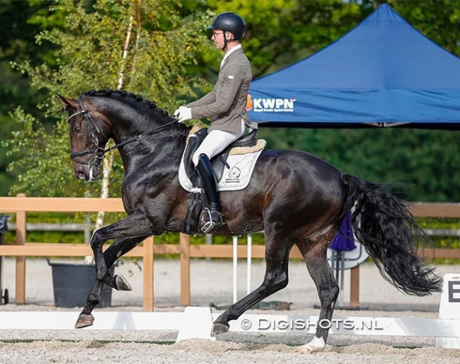 Gwendal le Stunff  on Nobilisyade NVDW at the 2023 Pavo Cup semi-finals :: Photo © Digishots