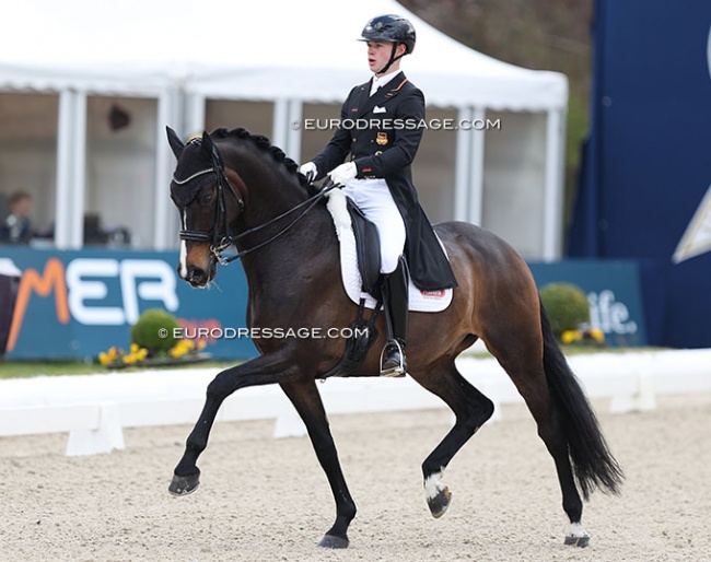 Raphael Netz and Great Escape Camelot at the 2023 CDI Hagen :: Photo © Astrid Appels