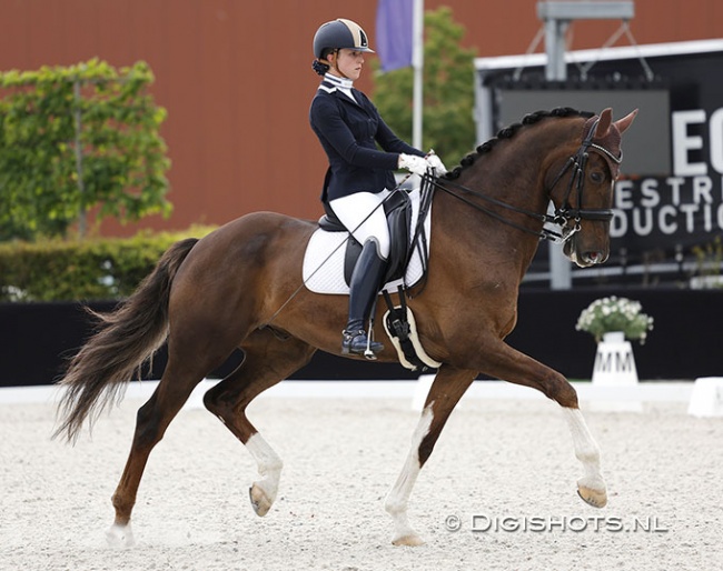 Saidja Brison and Kenzo at the 2023 Belgian Dressage Championships :: Photo © Digishots