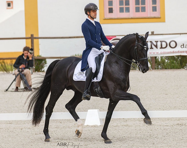 Alejandro Asencio Mendez and Straight Horse Sezarion at the 2024 CDI Alter do Chao :: Photo © ABR Fotografia