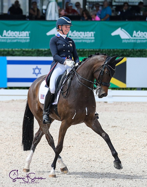 Katherine Bateson-Chandler and Haute Couture at the 2024 CDI Wellington :: Photo © Sue Stickle