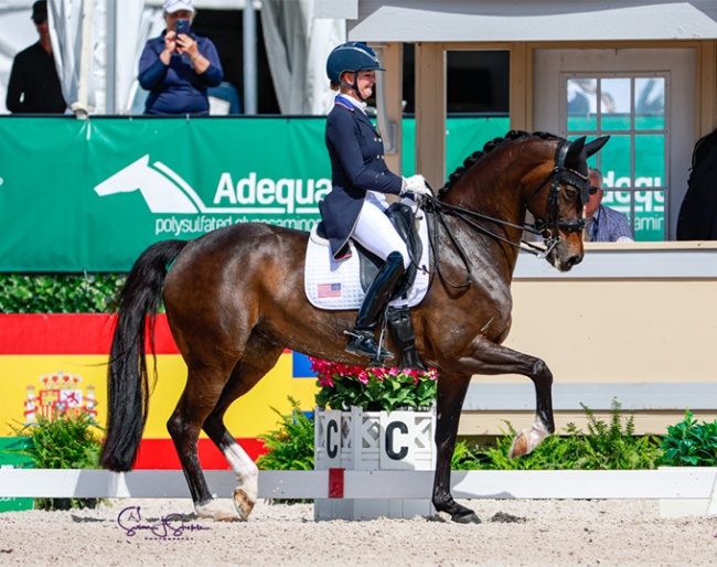 Katherine Bateson-Chandler and Haute Couture at the 2023 CDI Wellington :: Photo © Sue Stickle