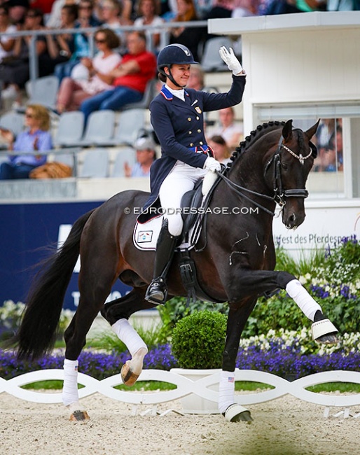 Adrienne Lyle and Salvino at the 2019 CDIO Aachen :: Photo © Astrid Appels