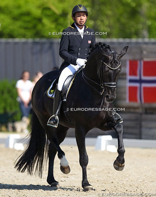 Qabil Ambak and Delatio at the 2019 CDI Sint-Truiden :: Photo © Astrid Appels