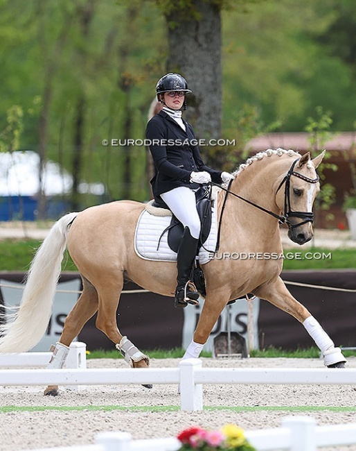 Sophia Leo on Biebosschen Dolino at the 2023 CDIO Compiegne :: Photo © Astrid Appels