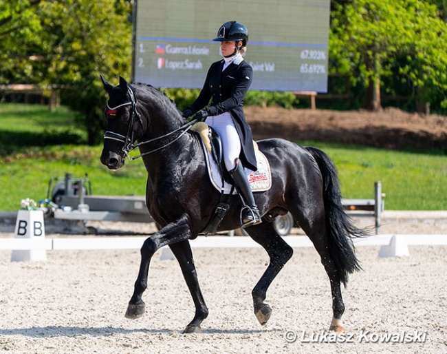 Beatrice Arturi and Dark Diamond at the 2023 CDI Troisdorf :: Photo © Lukasz Kowalski