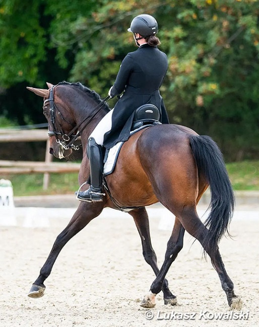 Madlin Zott and FBW Quadrofina P at the 2023 CDI Troisdorf :: Photo © Lukasz Kowalski