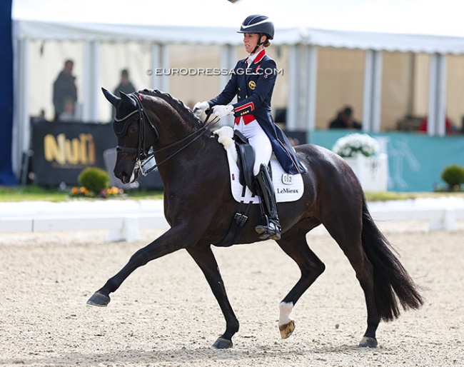 Charlotte Dujardin and Alive and Kicking at the 2024 CDI Hagen :: Photo © Astrid Appels