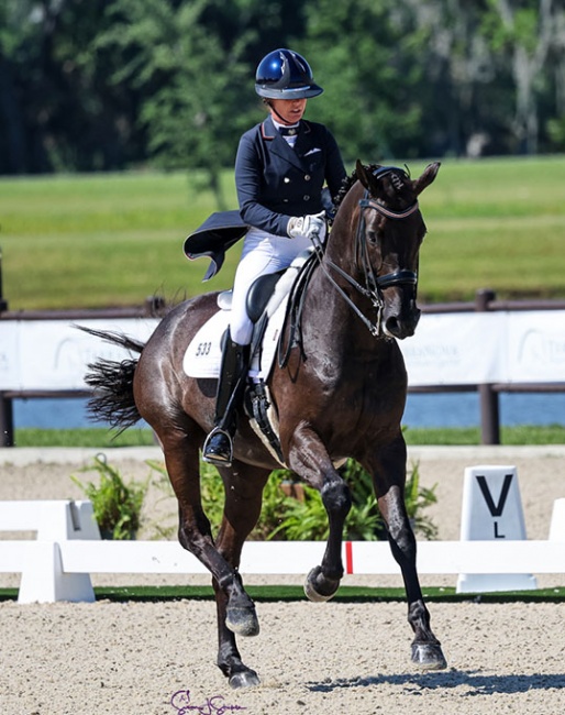 Karen Lipp and Infinity at the 2024 CDI Myakka City :: Photo © Sue Stickle
