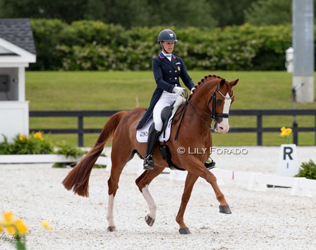 Adrienne Lyle and Lars van de Hoenderheide at the 2024 CDI Ocala :: Photos © Lily Forado