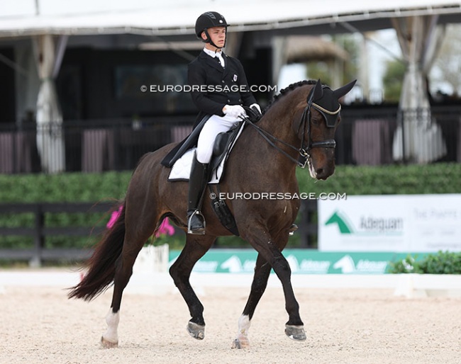 Nash Gagnon on Happy Texas Moonlight at the 2024 Palm Beach Derby :: Photo © Astrid Appels