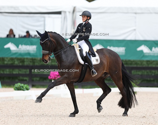 Anna Christina Abbelen and Sam Donnerhall at the 2024 CDIO Wellington :: Photos © Astrid Appels