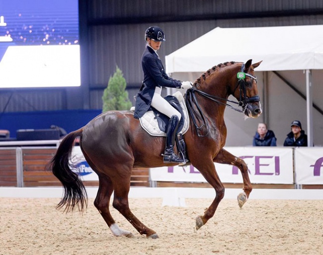 Jessica Dertell and Cennin at the 2024 CDI-W Werribee :: Photo © Equisoul Photography