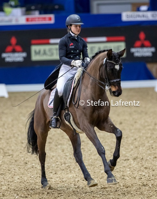 Linda Weiss on Belle au Bois Dormant at the 2019 CDN Dortmund Signal Iduna Cup :: Photo © Stefan Lafrentz
