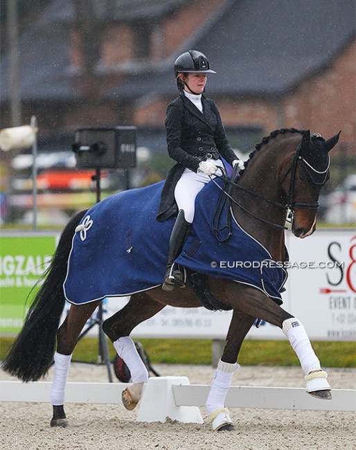 Yasmin Westerink and Dibert L at the 2022 CDI Opglabbeek :: Photo © Astrid Appels