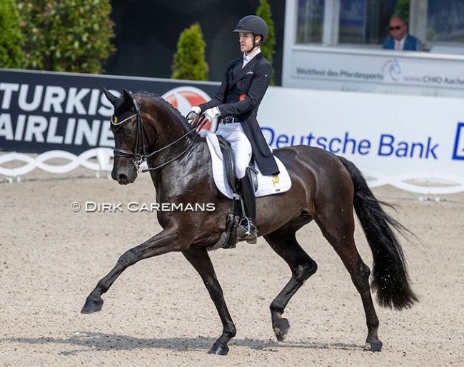 Moritz Treffinger and Francis Royal at the 2023 CDIO Aachen :: Photo © Dirk Caremans