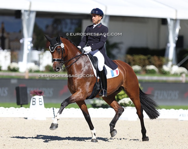 Alexandre Ayache and Jolene at the 2023 European Championships :: Photo © Astrid Appels
