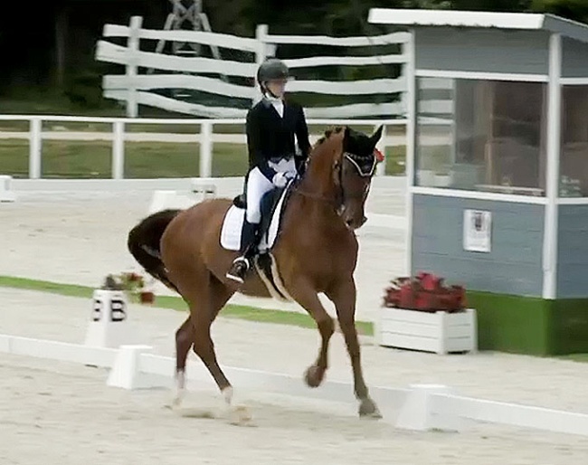 Screen shot of Benak and Ifar Tripletree's lap of honour at the 2024 CDI-W Pilisjaszfalu