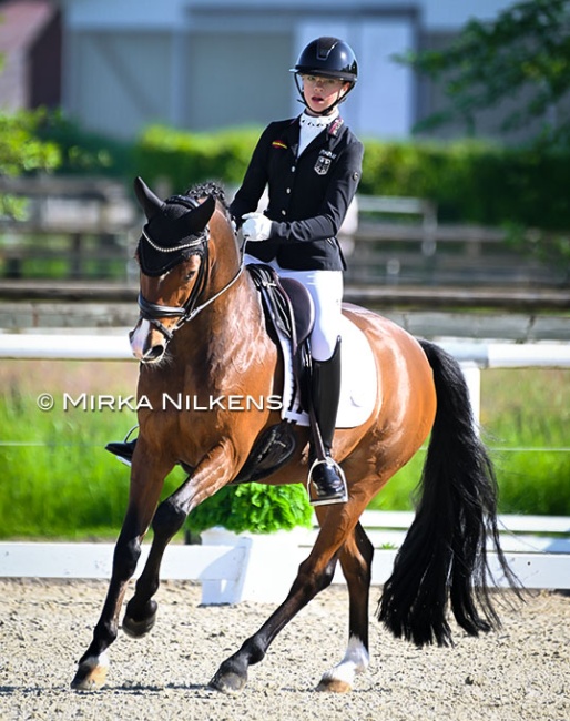 Madlin Tillmann and Chilly Morning at the 2024 Preis der Besten :: Photo © Mirka Nilkens