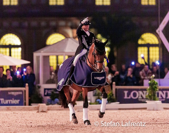 Isabell Werth and Emilio at the 2024 CDI Wiesbaden :: Photo © Stefan Lafrentz