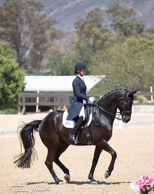 Shannon Peters on Disco Inferno at the 2021 CDI Temecula at Galway Downs :: Photo © Terri Miller