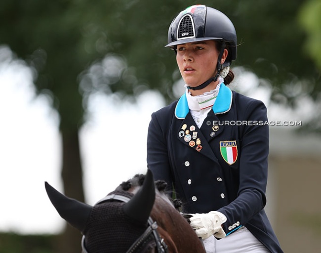 Lisa Bartz at the 2023 European Junior Riders Championships :: Photo © Astrid Appels