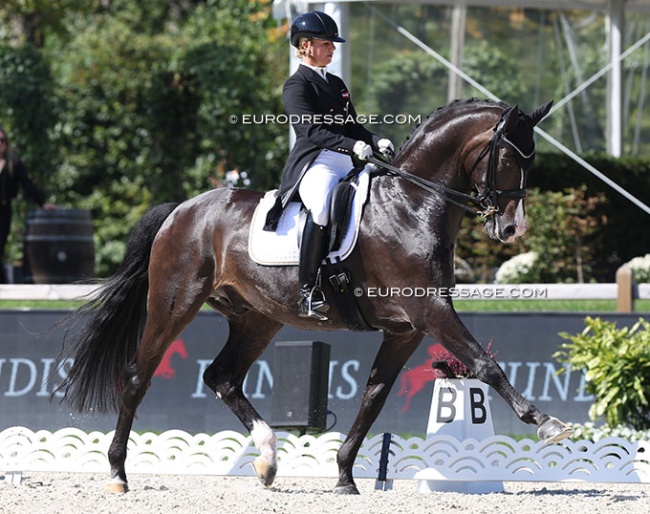 Victoria Max-Theurer and Abegglen at the 2023 European Championships :: Photo © Astrid Appels