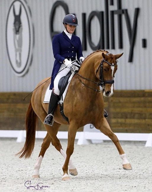 Sarah Tubman and Balia at the 2023 CDI Ocala :: Photo © Sue Stickle