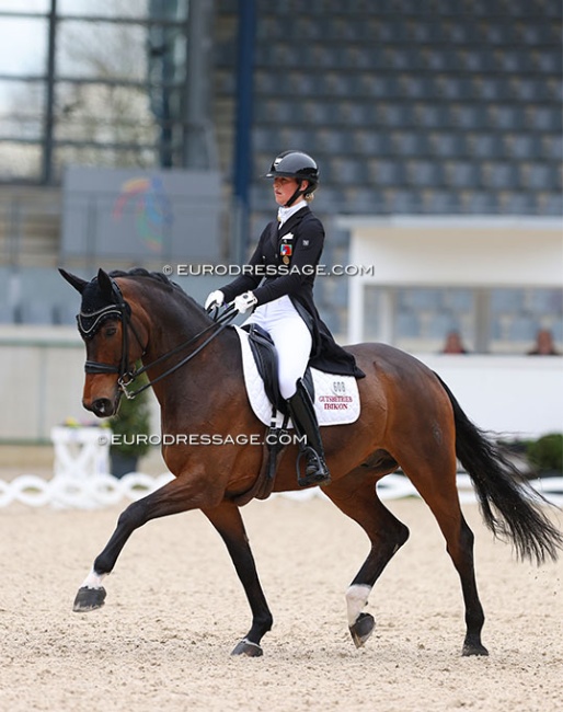 Andrina Suter and Fibonacci at the 2024 CDI Aachen Festival 4 Dressage :: Photo © Astrid Appels