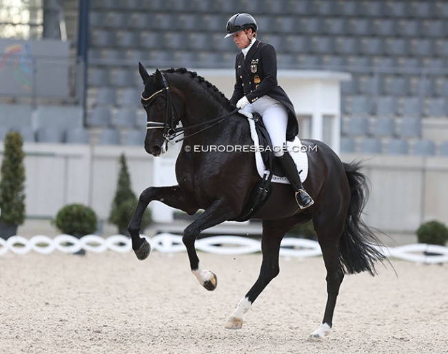 Isabell Werth and Wendy already competed in the Deutsche Bank stadium in Aachen earlier this year in their second CDI as a pair at the Aachen Festival 4 Dressage :: Photo © Astrid Appeld