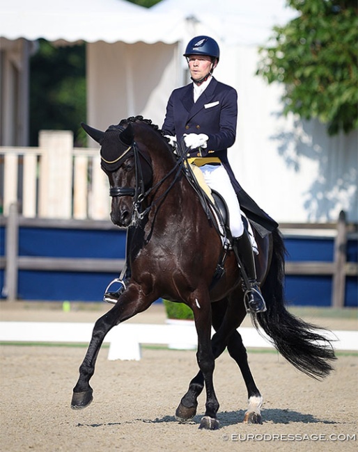 Henri Ruoste and Tiffany's Diamond at the 2024 CDI Hagen in June :: Photo © Astrid Appels