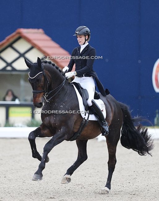 Carina Scholz and Tarantino at the 2024 CDI Hagen :: Photo © Astrid Appels