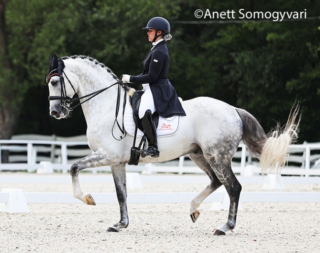 Jazmin Yom Tov and Konficius at the 2024 CDI-W Pilisjaszfalu in Hungary :: Photo © Anett Somogyvari