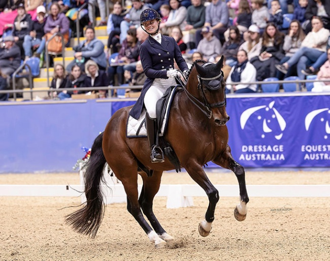 Charlotte Phillips and CP Dresden at the 2024 CDI Sydney :: Photo © Amy-Sue Alston Photography