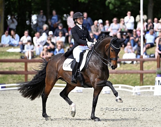 Cathrine Dufour and Mount St. John Freestyle at the 2024 Danish Championships :: Photo © Ridehesteb